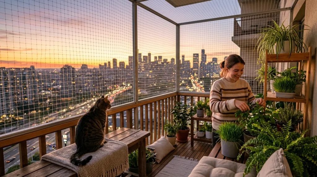 Windows and Balconies Safer for Cats
