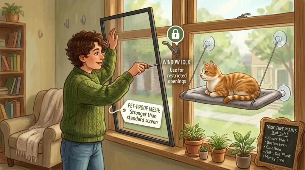 How to Make Apartment Windows and Balconies Safer for Cats Windows and Balconies Safer for Cats
